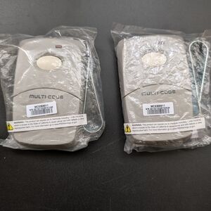 Multi-Code 3089 1- Pair Of 2 One Button Gate Garage Remote MultiCode MCS308911